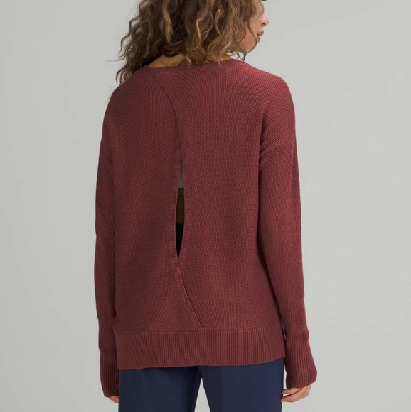 Lululemon Sweater Smoky Red - Picture 2 of 8
